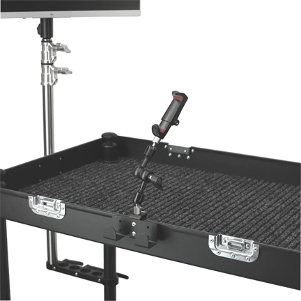 Filmcart kicsi acél dupla kampó rögzítőbilinccsel és 3/8"-1/4" adapterrel