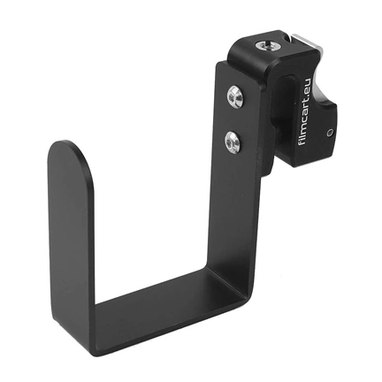 Filmcart közepes acél kampó rögzítőbilinccsel és 3/8" to 1/4" adapterrel