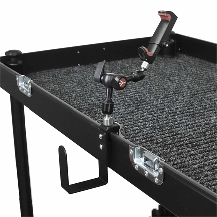 Filmcart közepes acél kampó rögzítőbilinccsel és 3/8" to 1/4" adapterrel