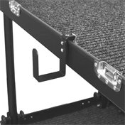 Filmcart közepes acél kampó rögzítőbilinccsel és 3/8" to 1/4" adapterrel