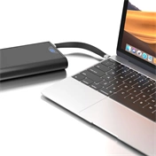 FlexCore USB-C to USB-C 3.2 Gen 2 100W 10 Gbps, fekete
