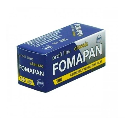 Foma Fomapan 100 120 Fekete-Fehér Negatív Rollfilm