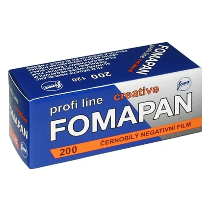 Foma Fomapan 200 120 Fekete-Fehér Negatív Rollfilm