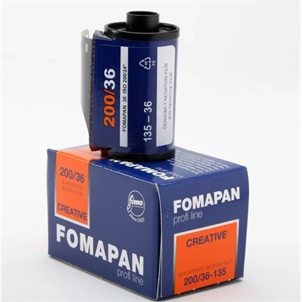 Foma Fomapan 200 135-36 Fekete-Fehér Negatív Kisfilm