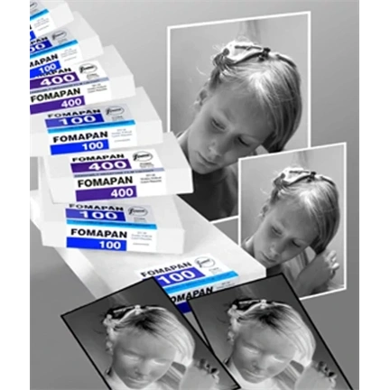 Foma Fomapan 400 Síkfilm 4X5" (10,2X12,7 Cm) | 50 Lap / Csomag