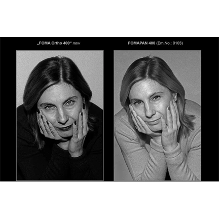 Foma Ortho 400 120 Fekete-Fehér Negatív Ortokromatikus Rollfilm