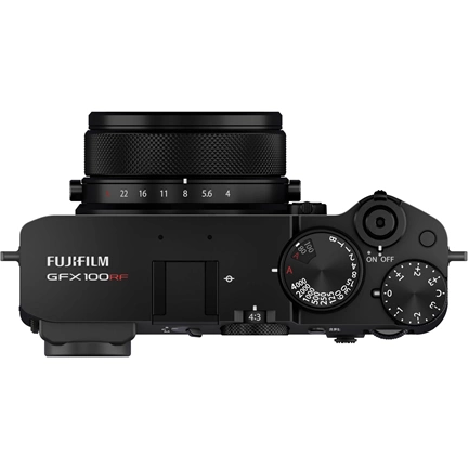 Fujifilm GFX100RF középformátumú fényképezőgép fekete Fujifilm GFX100RF középformátumú fényképezőgép fekete