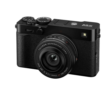 Fujifilm X-E5 + XF 23mm f/2.8 R WR MILC fényképezőgép KIT (fekete)