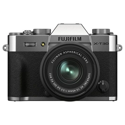 Fujifilm X-T30 II + XC 15-45mm f/3.5-5.6 OIS PZ MILC fényképezőgép KIT (ezüst) Fujifilm X-T30 II + XC 15-45mm f/3.5-5.6 OIS PZ MILC fényképezőgép KIT (ezüst)