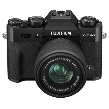 Fujifilm X-T30 II + XC 15-45mm f/3.5-5.6 OIS PZ MILC fényképezőgép KIT (fekete) Fujifilm X-T30 II + XC 15-45mm f/3.5-5.6 OIS PZ MILC fényképezőgép KIT (fekete)