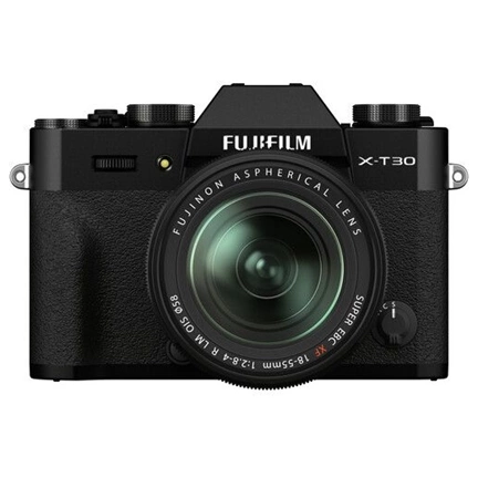 Fujifilm X-T30 II + XF 18-55mm f/2.8-4 R LM OIS MILC fényképezőgép KIT (fekete)