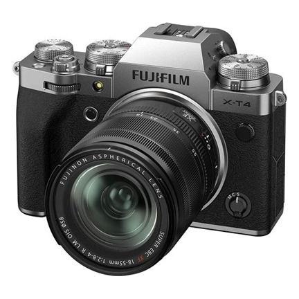 Fujifilm X-T4 + XF 18-55mm f/2.8-4 R LM OIS kit (ezüst)