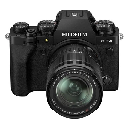 Fujifilm X-T4 + XF 18-55mm f/2.8-4 R LM OIS MILC fényképezőgép KIT (fekete)