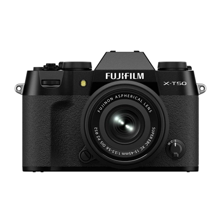 Fujifilm X-T50 + XC 15-45mm f/3.5-5.6 OIS PIZ MILC fényképezőgép KIT (fekete)