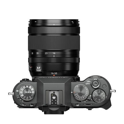 Fujifilm X-T50 + XF 16-50mm f/2.8-4.8 R LM WR MILC fényképezőgép KIT (szénezüst)