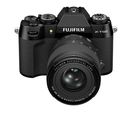 Fujifilm X-T50 + XF 16-50mm f/2.8-4.8 R LM WR MILC fényképezőgép KIT (fekete)