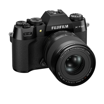 Fujifilm X-T50 + XF 16-50mm f/2.8-4.8 R LM WR MILC fényképezőgép KIT (fekete)