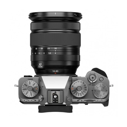 Fujifilm X-T5 + XF 16-80mm f/4 R OIS WR MILC fényképezőgép KIT (ezüst)