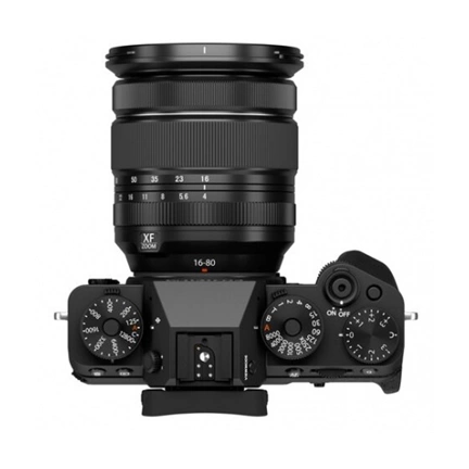 Fujifilm X-T5 + XF 16-80mm f/4 R OIS WR MILC fényképezőgép KIT (fekete)