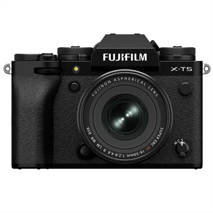 Fujifilm X-T5 + XF 16-50mm f/2.8-4.8 R LM WR MILC fényképezőgép KIT (fekete)