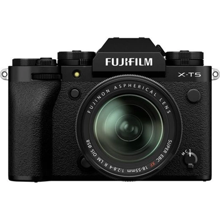 Fujifilm X-T5 + XF 18-55mm f/2.8-4 R LM OIS MILC fényképezőgép KIT (fekete)