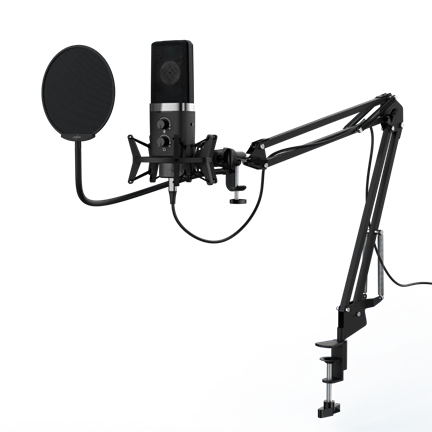 GAMING MIKROFON URAGE "STREAM 900HD"STREAMING ÁLLVÁNNYAL