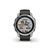 GARMIN Fenix 7 - Silver with Graphite Band