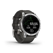 GARMIN Fenix 7 - Silver with Graphite Band