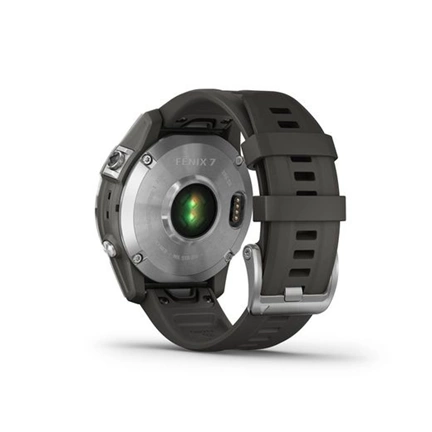 GARMIN Fenix 7 - Silver with Graphite Band