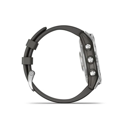 GARMIN Fenix 7 - Silver with Graphite Band
