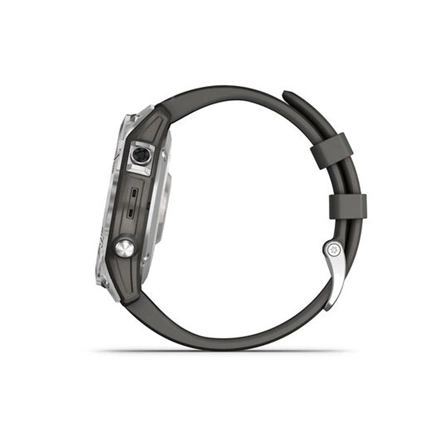 GARMIN Fenix 7 - Silver with Graphite Band