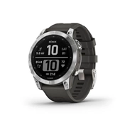 GARMIN Fenix 7 - Silver with Graphite Band