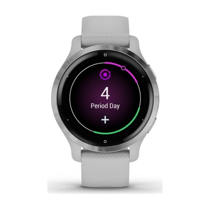 GARMIN Venu 2S Silver Stainless Steel Bezel with Mist Gray Case and Silicone Band GARMIN Venu 2S Silver Stainless Steel Bezel with Mist Gray Case and Silicone Band