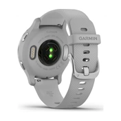 GARMIN Venu 2S Silver Stainless Steel Bezel with Mist Gray Case and Silicone Band GARMIN Venu 2S Silver Stainless Steel Bezel with Mist Gray Case and Silicone Band