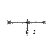 GEMBIRD Adjustable desk 3-display mounting arm (rotate, tilt, swivel), 17"-27", up to 7 kg GEMBIRD Adjustable desk 3-display mounting arm (rotate, tilt, swivel), 17"-27", up to 7 kg