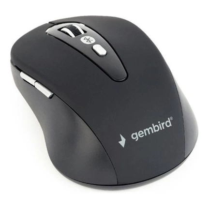 Gembird 6 gombos BT egér, fekete