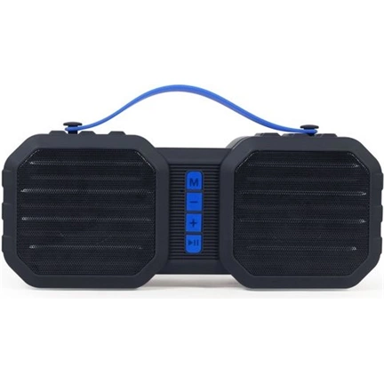 Gembird hordozható Bluetooth hangszóró fekete/kék