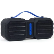 Gembird hordozható Bluetooth hangszóró fekete/kék