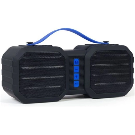 Gembird hordozható Bluetooth hangszóró fekete/kék