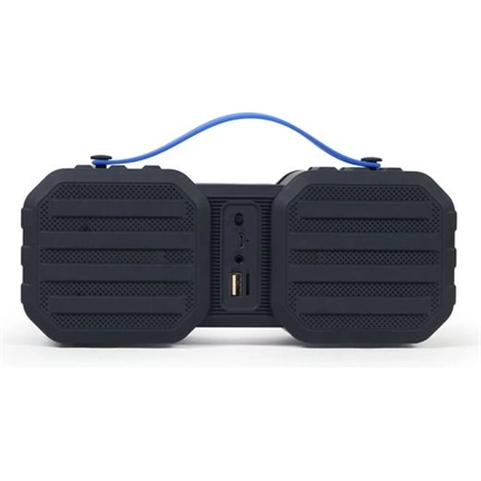 Gembird hordozható Bluetooth hangszóró fekete/kék