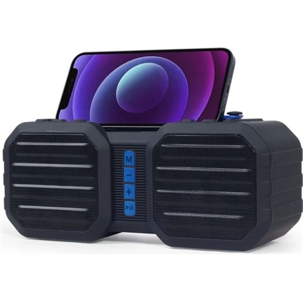 Gembird hordozható Bluetooth hangszóró fekete/kék