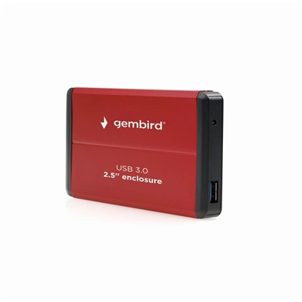 GEMBIRD USB 3.0 2.5" enclosure, red