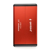 GEMBIRD USB 3.0 2.5" enclosure, red