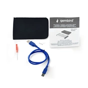 GEMBIRD USB 3.0 2.5" enclosure, red
