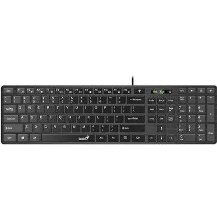 GENIUS Keyboard SlimStar 126 USB Black HU