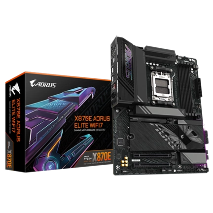 GIGABYTE Alaplap AM5 X870E AORUS ELITE WIFI7 AMD X870, ATX