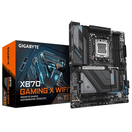 GIGABYTE Alaplap AM5 X870 GAMING X WIFI7 AMD X870, ATX