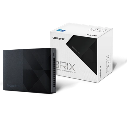GIGABYTE PC BRIX, Intel Core i3 N305 3.8GHz, 2xHDMI, MiniDisplayport, LAN, WIFI, BT, 6xUSB