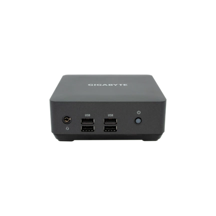 GIGABYTE PC BRIX, Intel Core i7 1355U 5GHz, 2xHDMI, Displayport (Type C), LAN, WIFI, BT, 2.5" HDD hely, 6xUSB