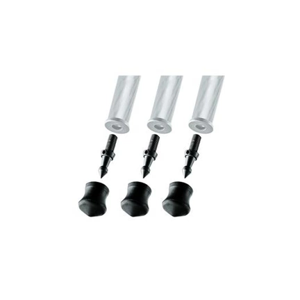 GITZO SPIKE+RUBBER FOOT 30MM 3PCS